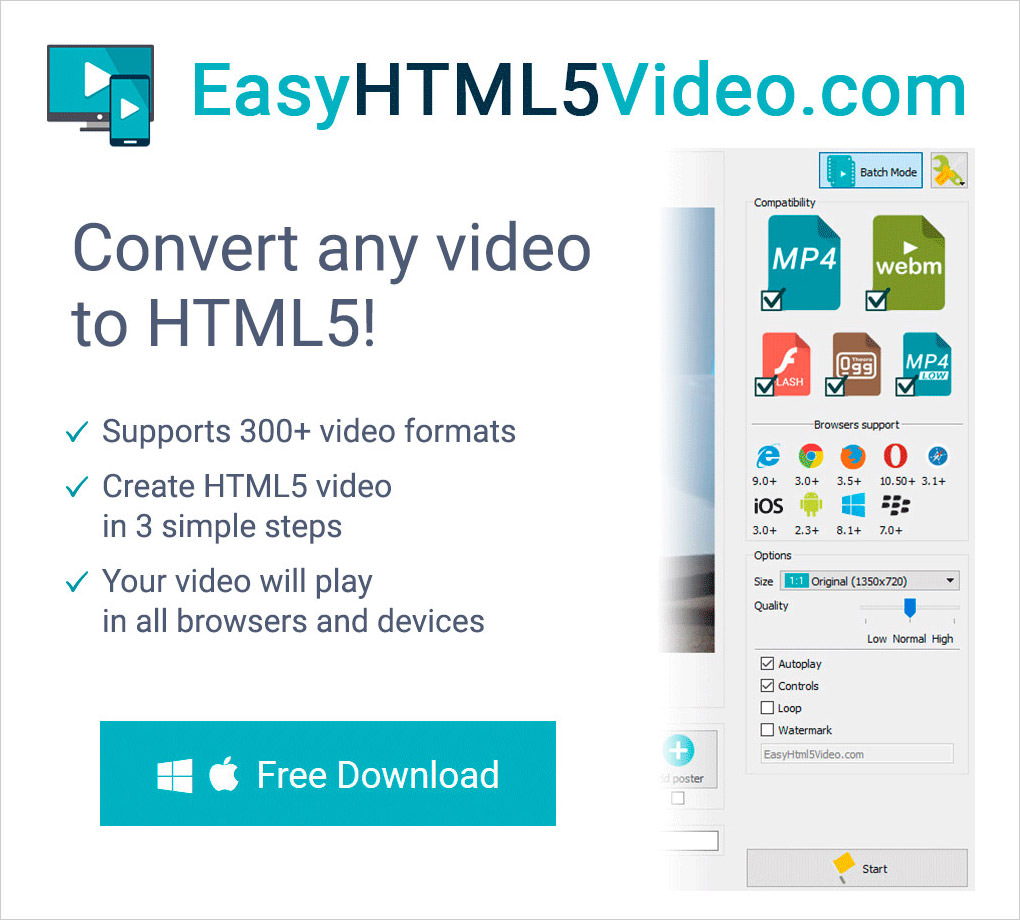 html5 video converter