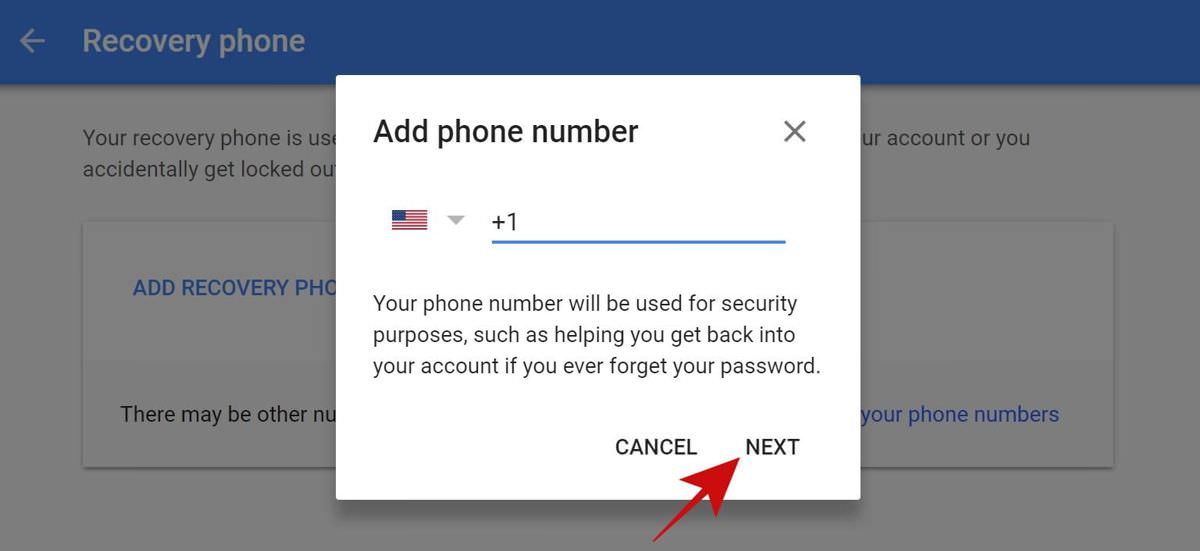 Adding or Updating Backup Phone