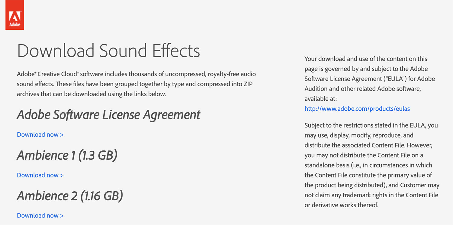 Adobe Audition Sound Effects