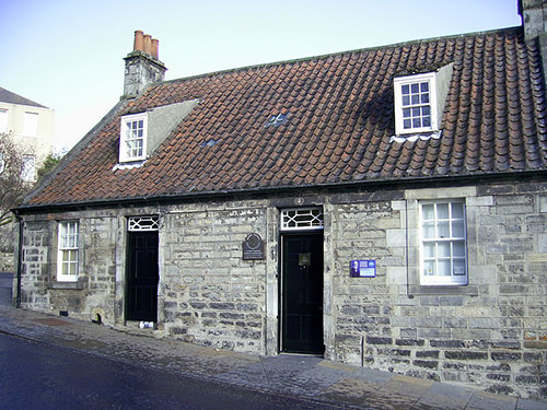 Birthplace of Andrew Carnegie in Dunfermline, Scotland