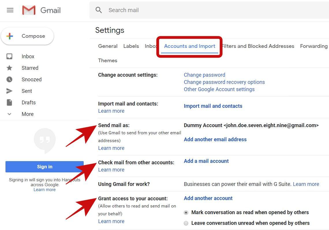 Reviewing Accounts and Import Settings