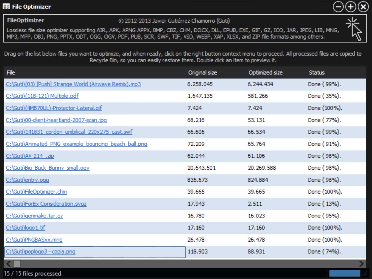 FileOptimizer