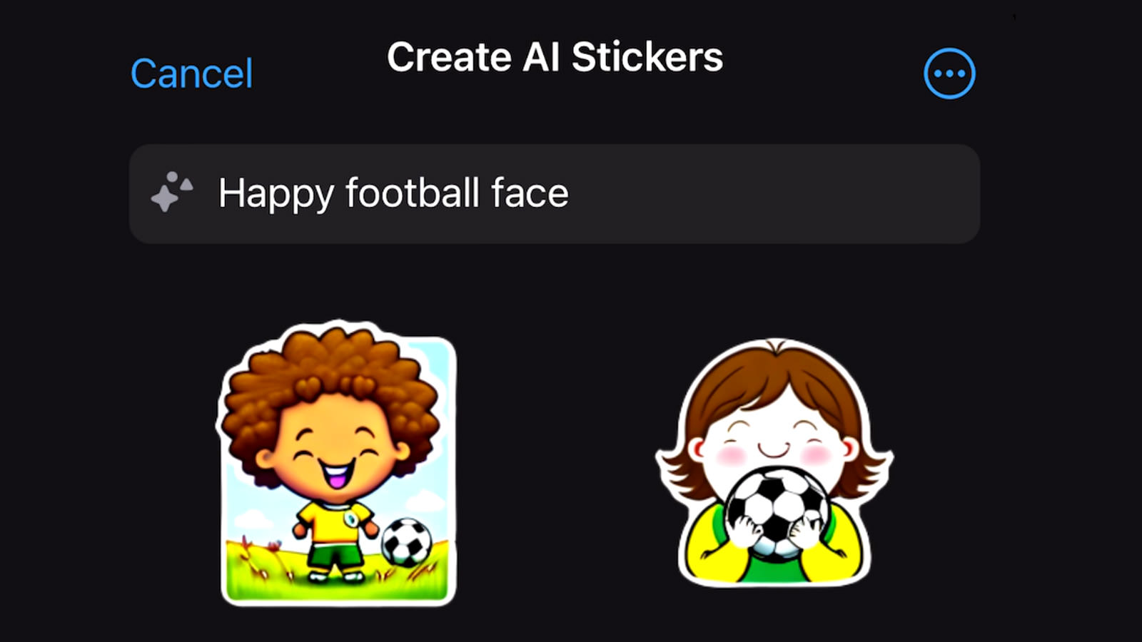 AI stickers feature in WhatsApp
