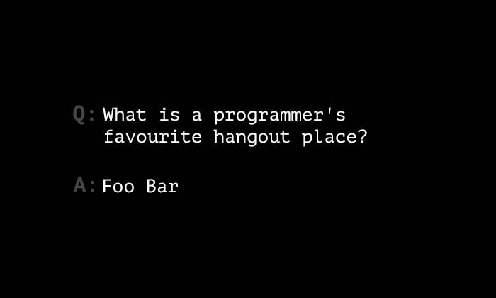 programmer insider jokes