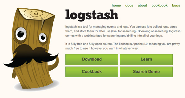 logstash website open source logging platform api