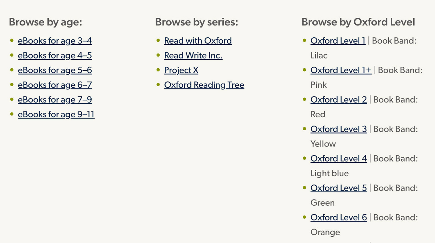 Image of OxfordOwl website