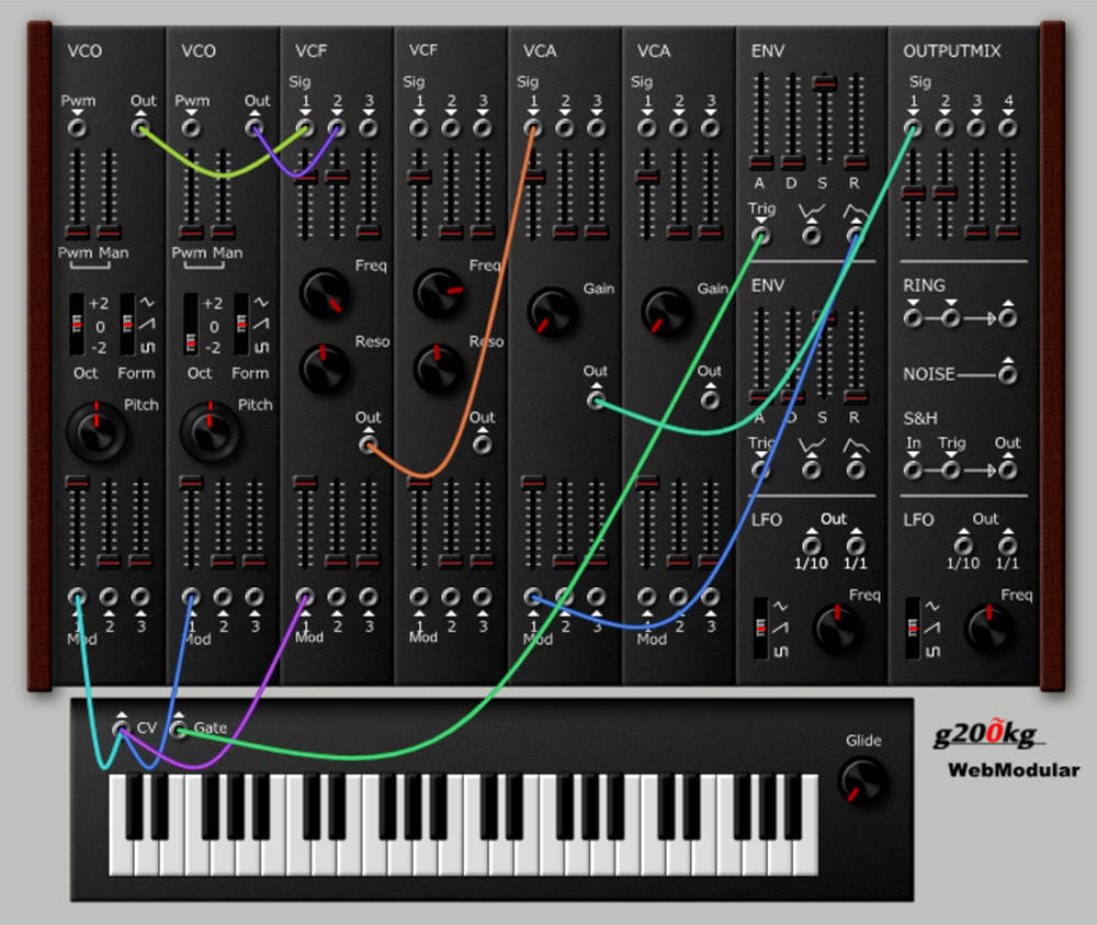 WebModular interface