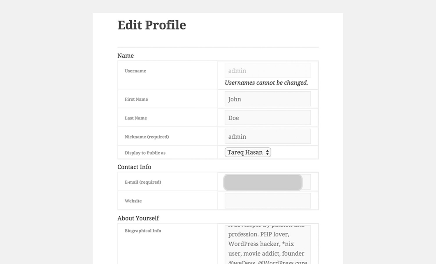 WP User Frontend Plugin